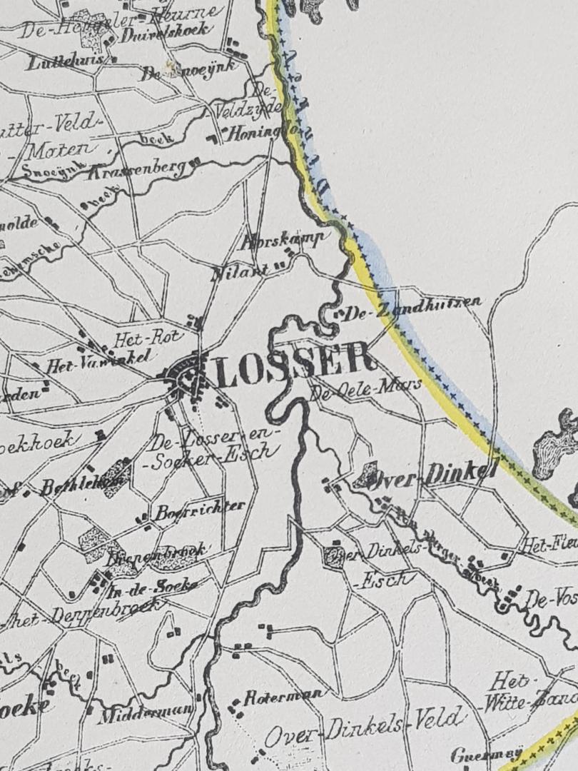 Kuyper - Kuyper kaart Gemeente Losser ca. 1865