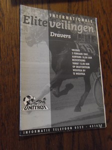 Stichting Unitrot - Drafsport: Catalogus internationale eliteveilingen dravers 2 februari 2001