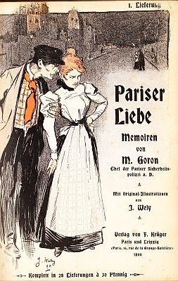 GORON, M.-F. - Pariser Liebe. Memoiren. Mit Original-Illustrationen von J. Wely. (Vol. I).