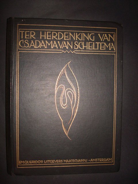 Diverse auteurs - Ter herdenking van C.S. Adama van Scheltema