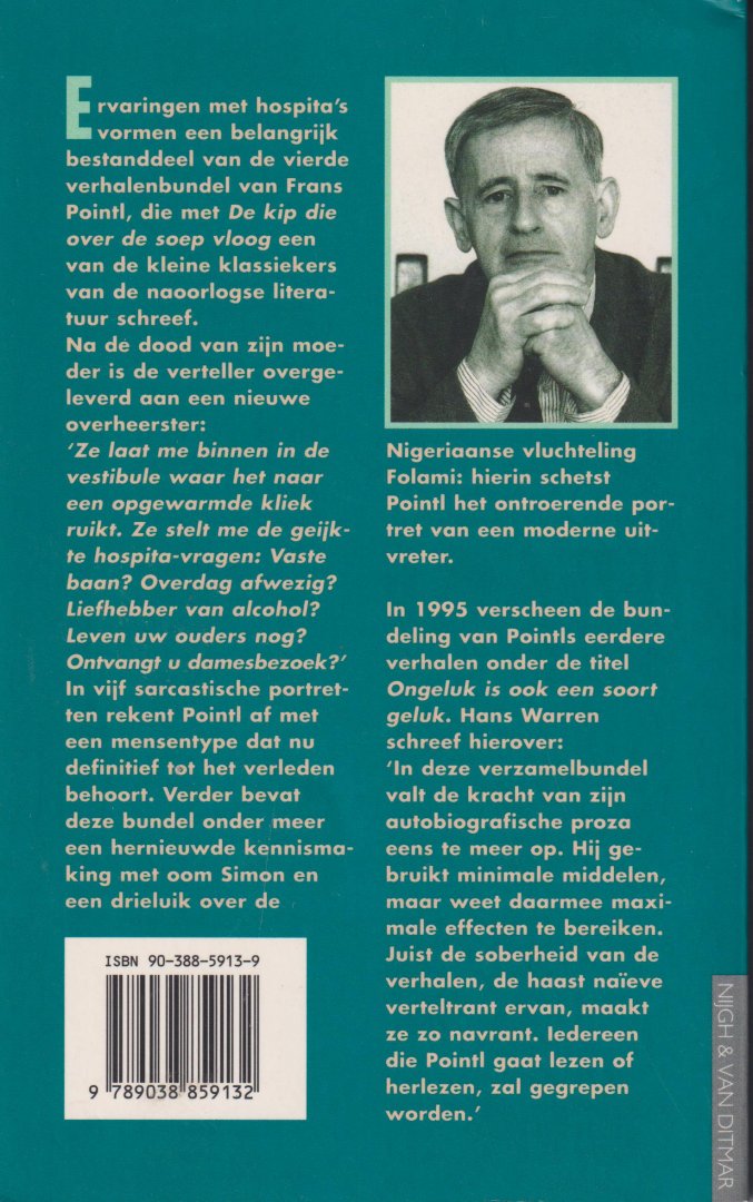 Pointl (Amsterdam, 1 augustus 1933 - Amsterdam, 1 oktober 2015), Frans - De hospita's - Verhalen - Frans Pointl beschrijft (zijn) ervaringen met hospita's.