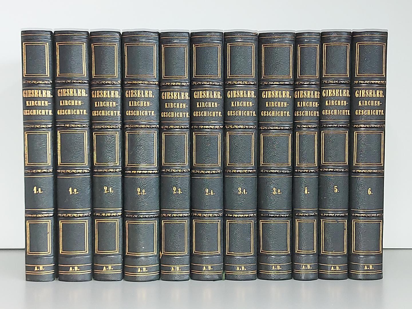 Gieseler, Johann Karl Ludwig - Lehrbuch der Kirchengeschichte. Bände 1.1 u.1.2.; 2.1, 2.2, 2.3, 2.4; 3.1 u. 3.2; 4; 5; 6 (Complete SET 11 DELEN)