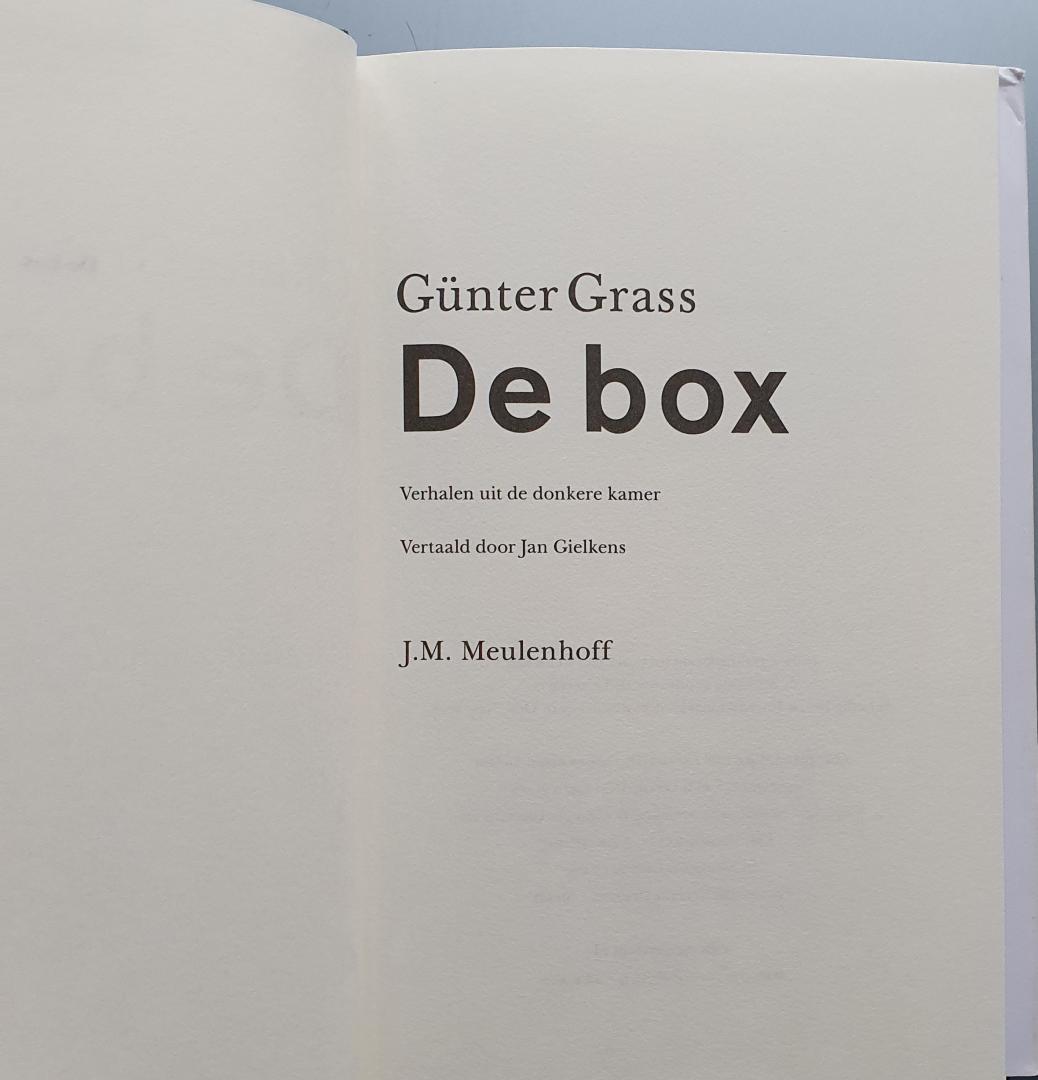 Grass, Günter - De box - Verhalen uit de donkere kamer