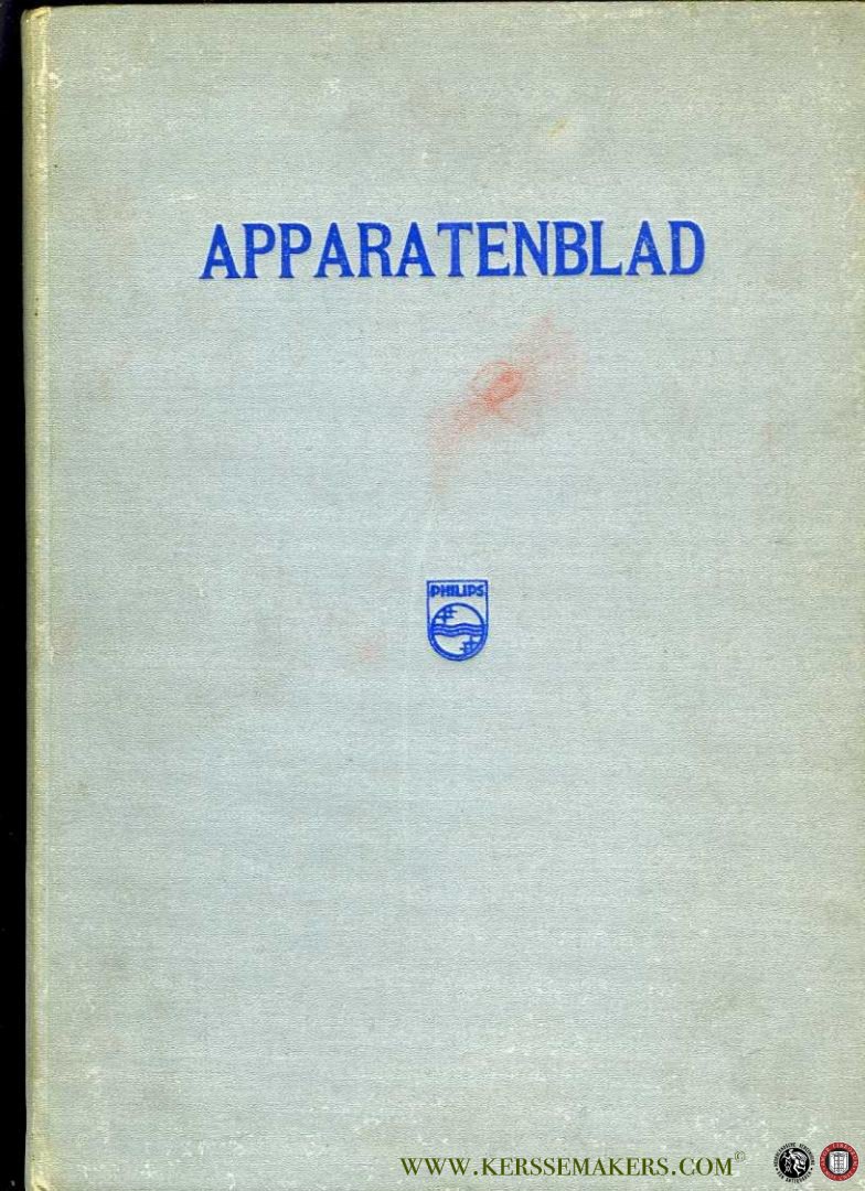 Diverse auteurs - Apparatenblad Philips. 1e en 2e jaargang (2 jaargangen in 1 band)