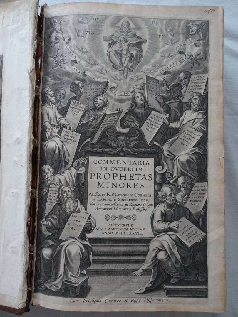 Lapide, Cornelio Cornelii a. - Commentaria in duodecim Prophetas Minores.