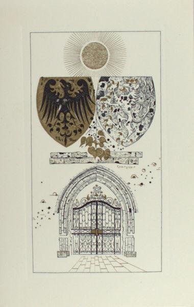 Svengsbir, Jiri. - Zonder titel. (Kerkdeur en wapenschilden).