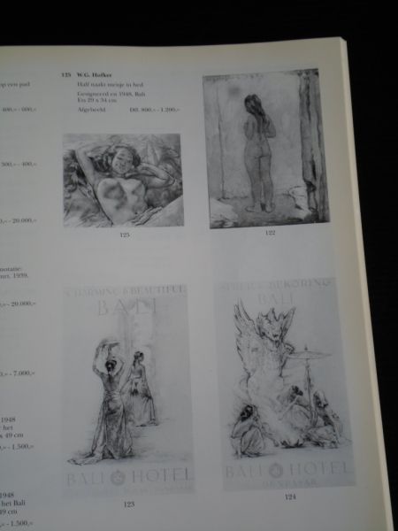 Catalogus Glerum - Indonesische schilderijen
