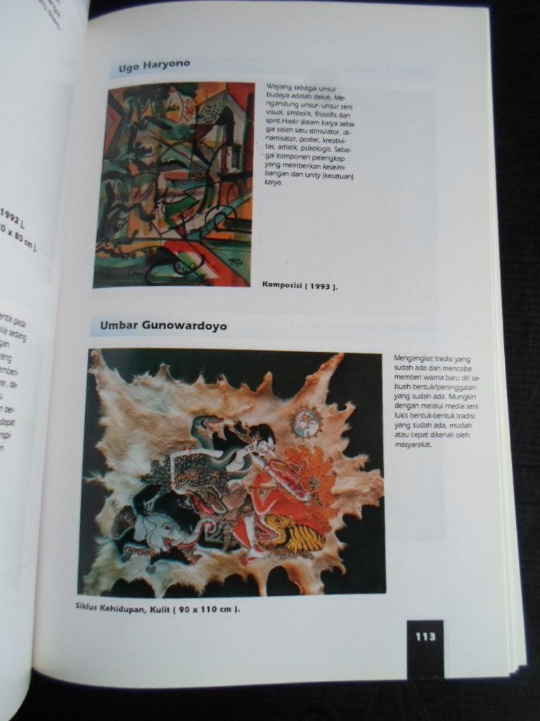 Wiyoso Yudoseputro & M.Sulebar Sokarman ed - Catalogus Rupa Wayang dalam seni rupa kontemporer Indonesia