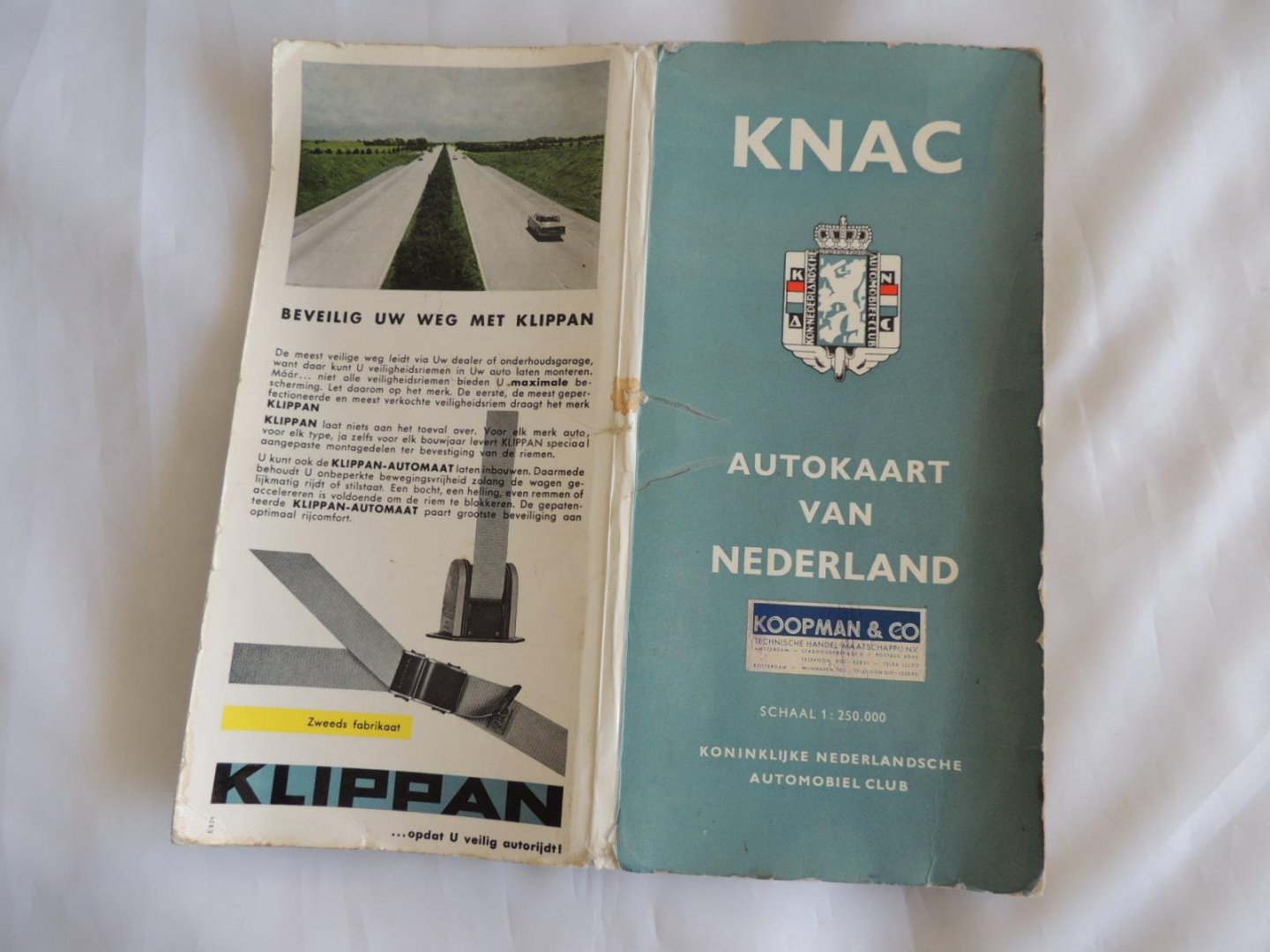  - KNAC Autokaart  van Nederland 1:250.000