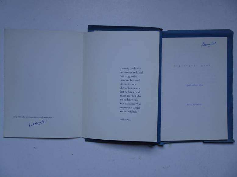 Houwink, Roel. - Ongeregeld goed; gedichten van Roel Houwink.