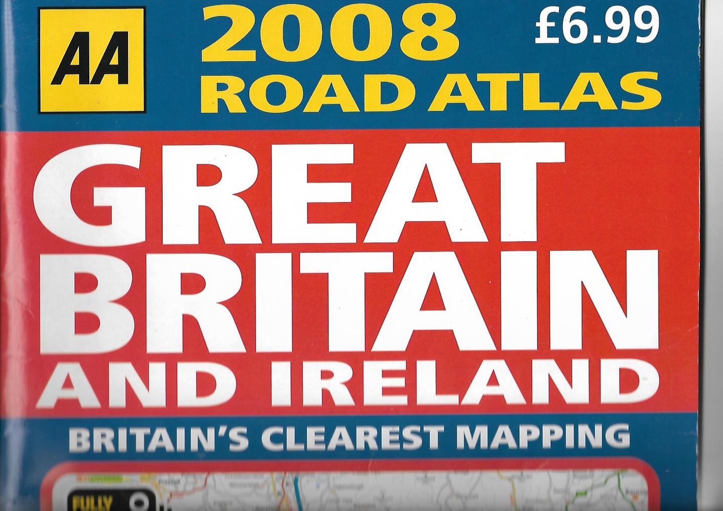  - 2008 Road Atlas Great Britain and Ireland