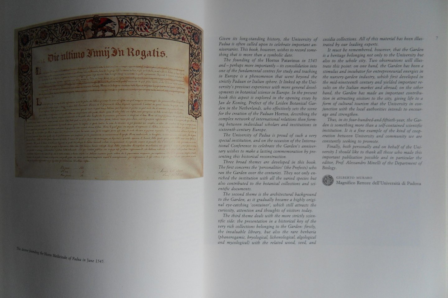 Minelli, Alessandro (editor). - The Botanical Garden of Padua 1545 - 1995.