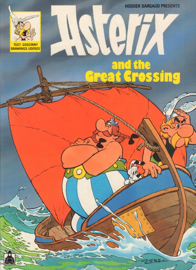 Goscinny / Uderzo - Asterix and the Great Crossing (Pocket Asterix), kleine, geniete softcover (format 15cm x 20,5 cm), translated by Anthea Bell and Derek Hockridge, gave staat