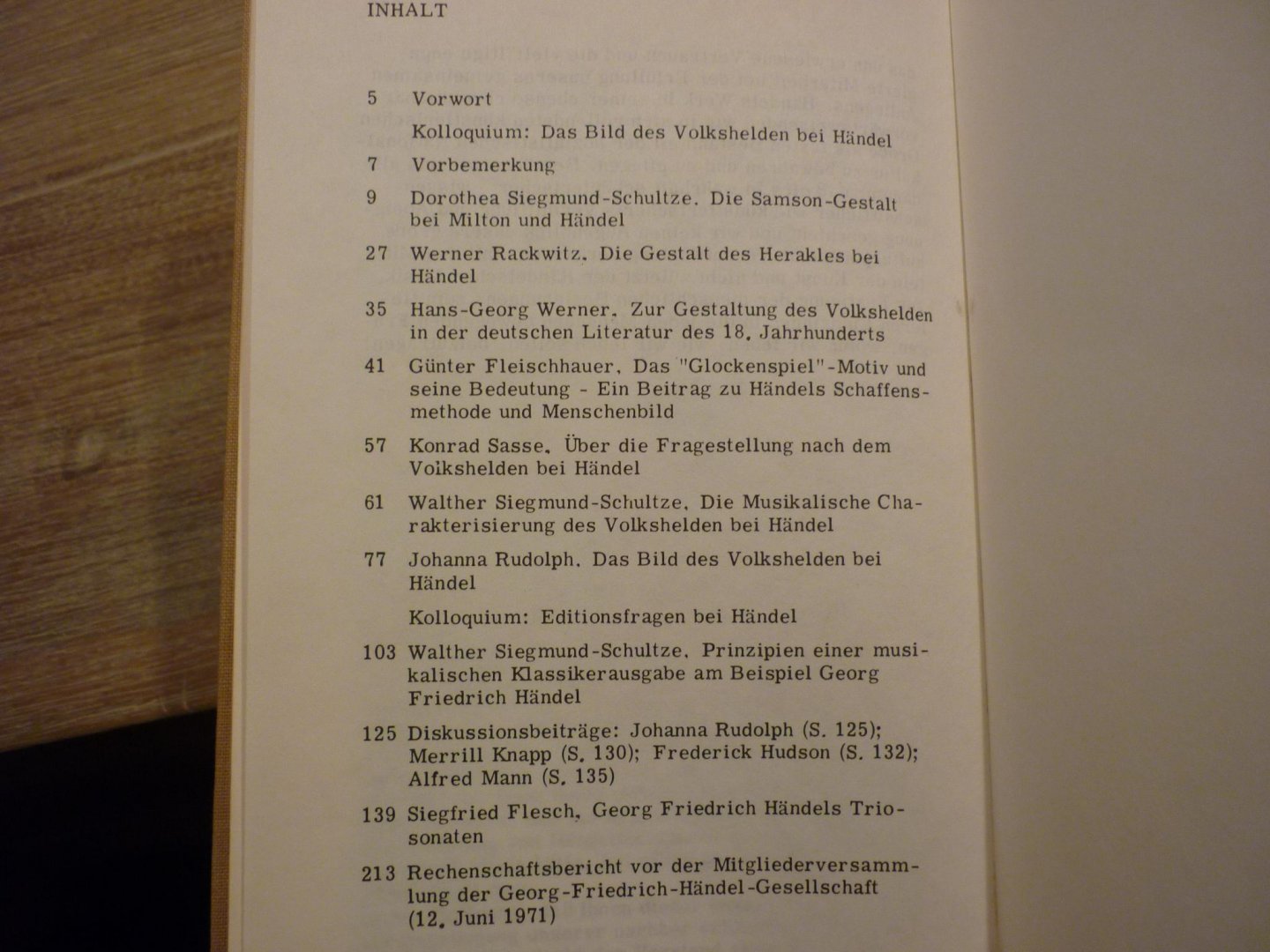 Händel; Georg Friedrich (1685–1759) - Jahrbuch 18./19. jahrgang 1972/1973; herausgegeben von der Georg Friedrich Handel-Gesellschaft