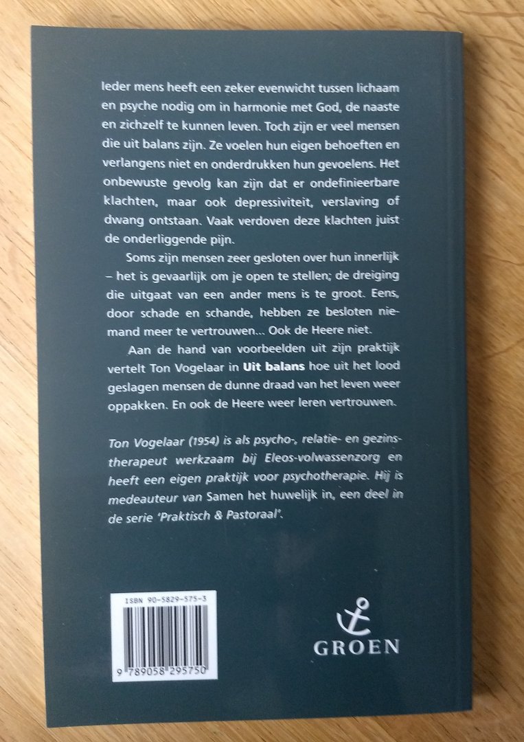  - UIT BALANS