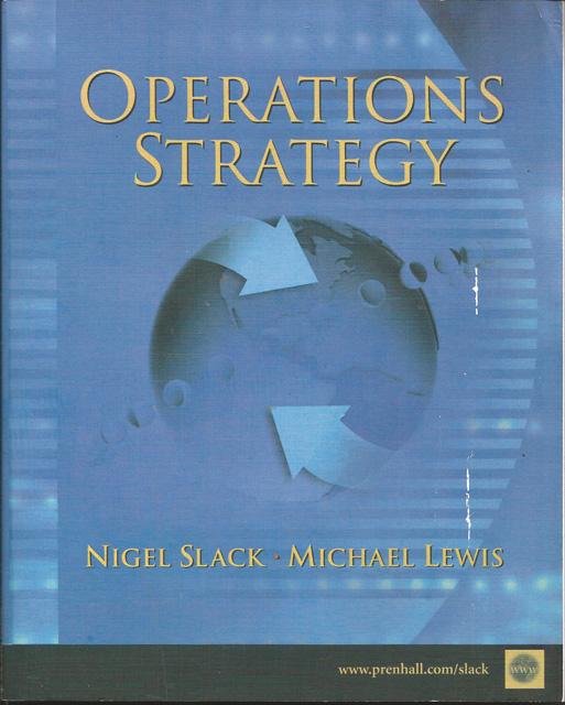Slack, Nigel en Michael Lewis - Operations Strategy