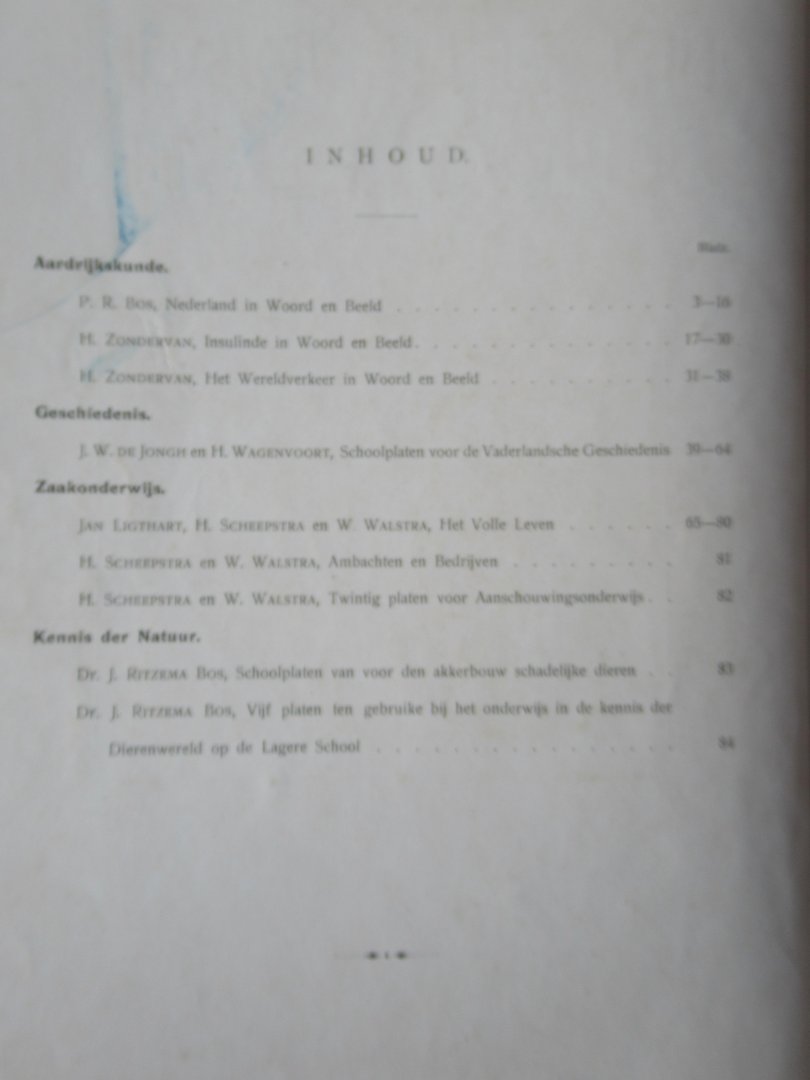 Diverse auteurs - Nederlandsche schoolplaten