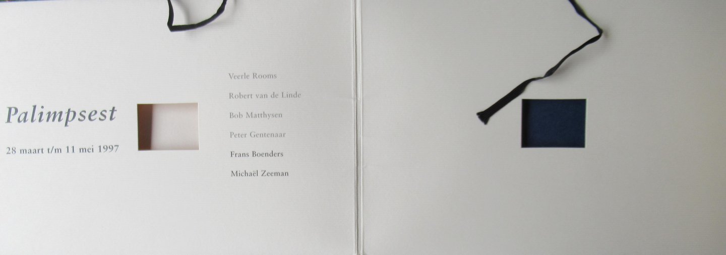 Rooms, Veerle - Palimpsest. Veerle Rooms e.a. laten papier spreken