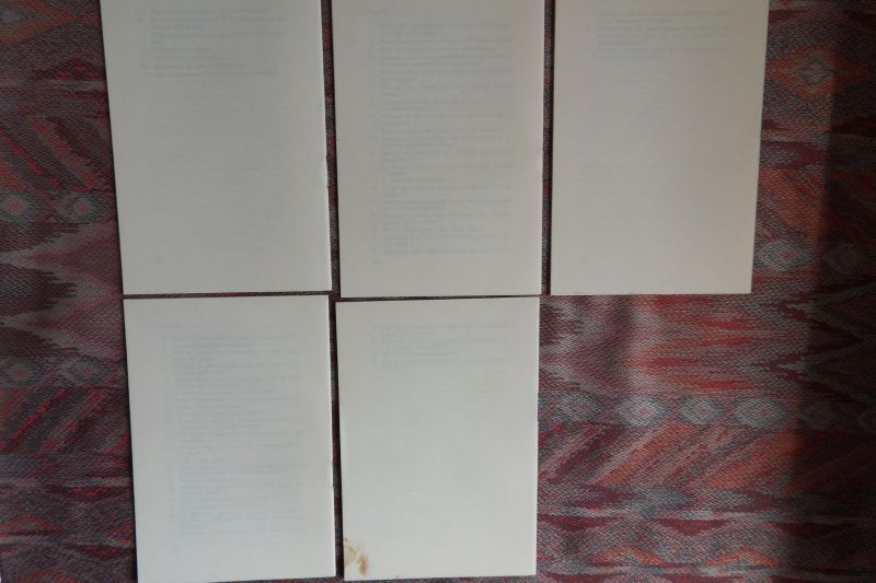 Katholieke Actie, Aartsbisdom Utrecht. - Pedagogische Reeks. - Vijf deeltjes uit de Eerste Reeks (mist alleen deel 2). Zie Extra voor de titels.