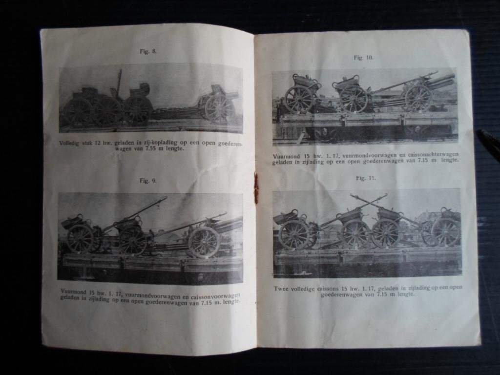  - Bijlage XI behoorende bij het V.Veldd,DI..I., Figuren 1 t.m 14 betrekking hebbende op troepenvervoeren