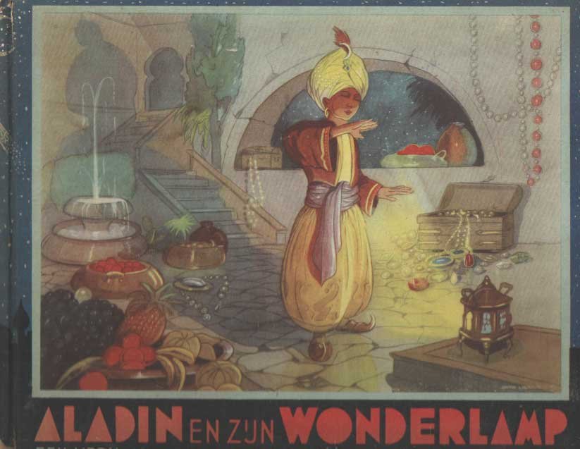 Govarts, H.W. & J. van Hellemondt (bewerkers) - Aladin en zijn wonderlamp : een verhaal uit de duizend en één nacht