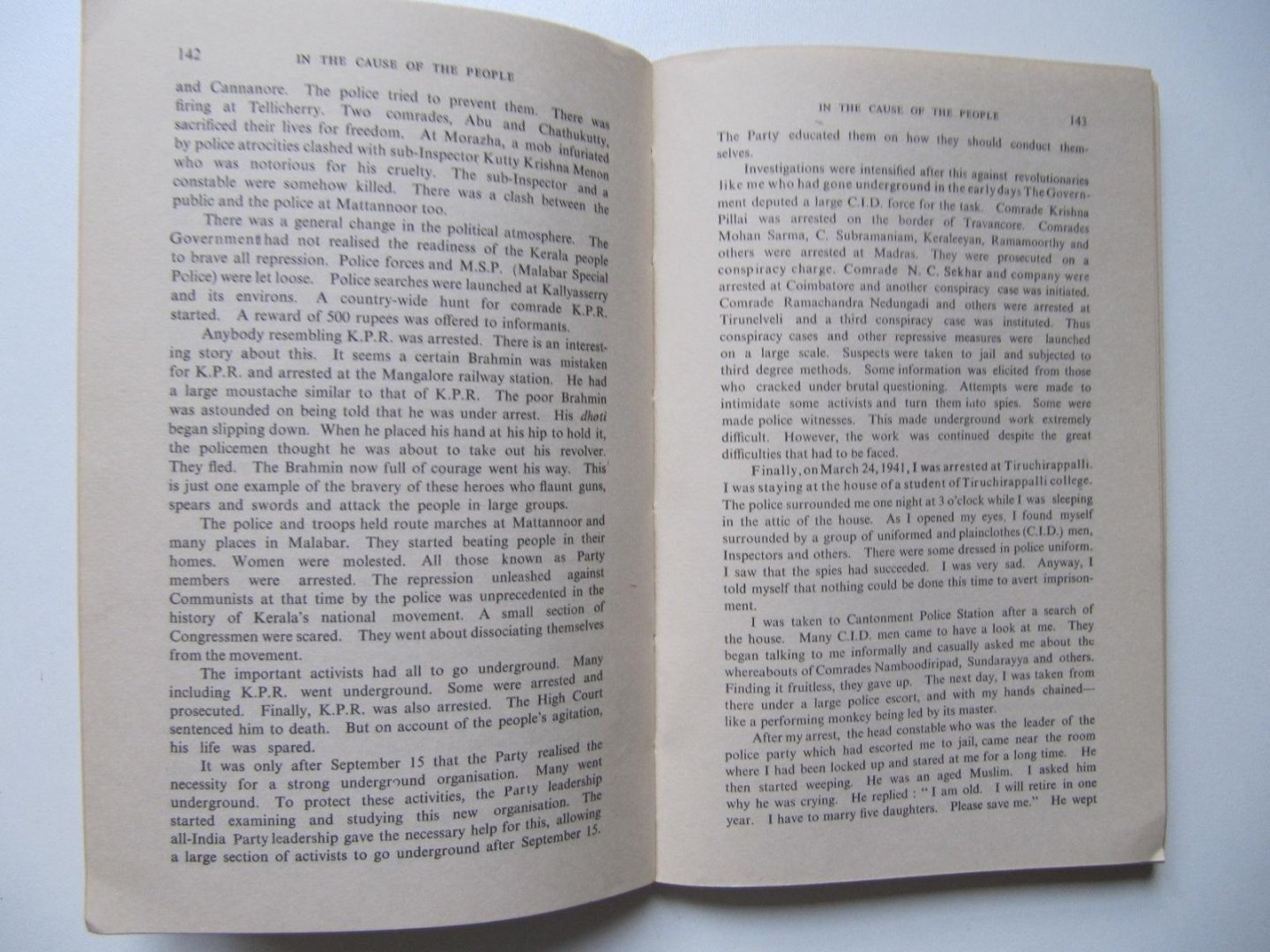 A.K. Gopalan - In the cause of people