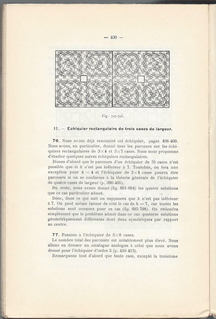 Chess # Kraitchik, Maurice - La Mathématique des Jeux ou Récréations Mathématiques.