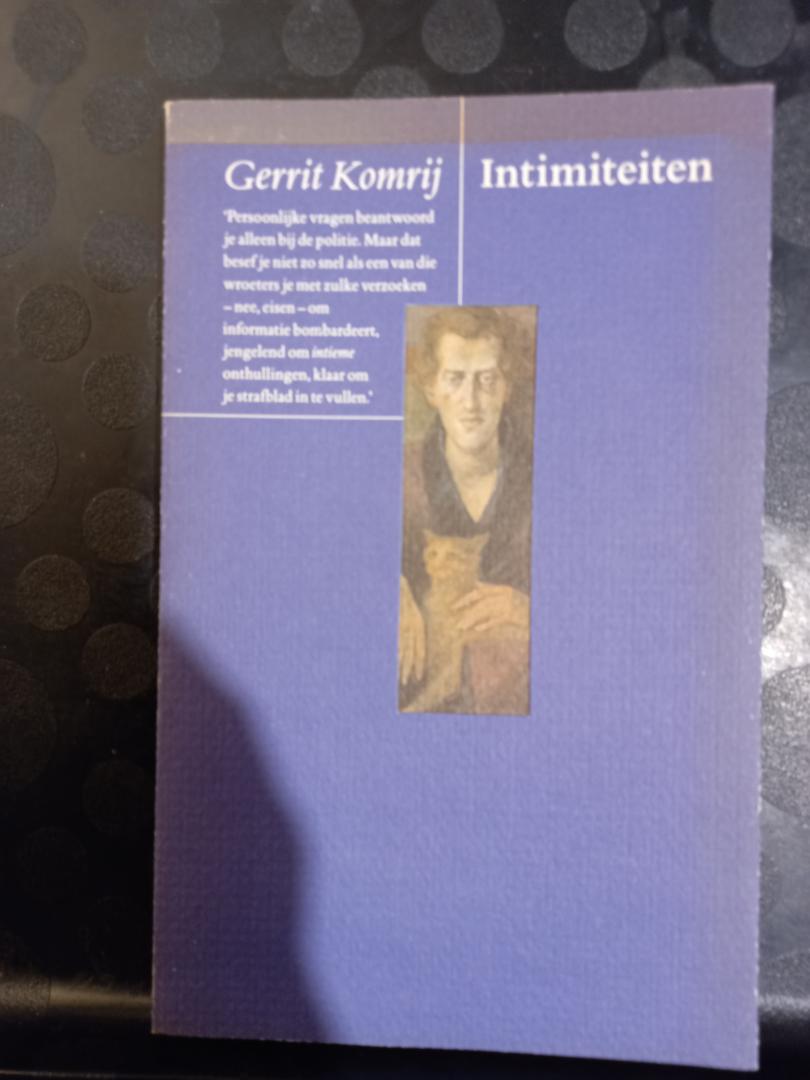 Komrij, Gerrit - Intimiteiten