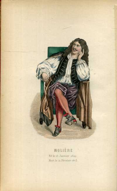 Molière. - Oeuvres complètes de Molière. Nouvelle édition. La seule complète en 2 volumes in-12. Volume 1.