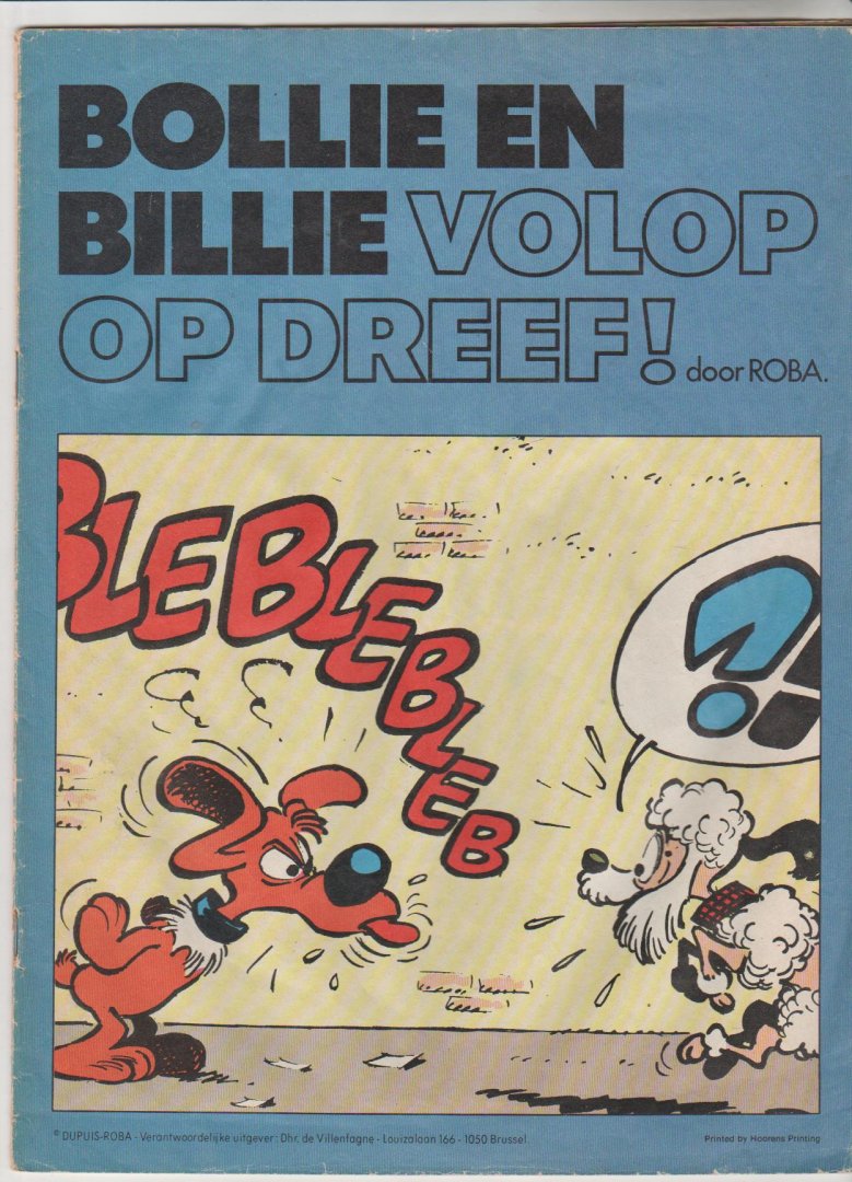 roba - Bollie en Billie volop op dreef!