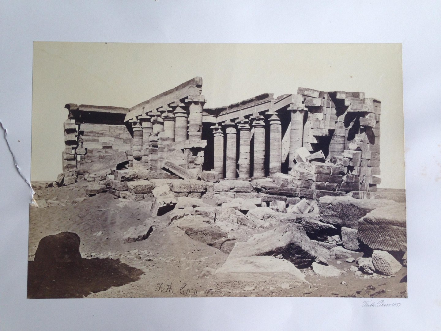 Frith, Francis - The Temple of Maharraka, Nubia, Series Egypt and Palestine