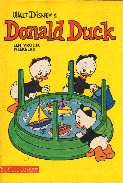 Disney, Walt - Donald Duck 1969 nr. 21 , Een Vrolijk Weekblad,  goede staat