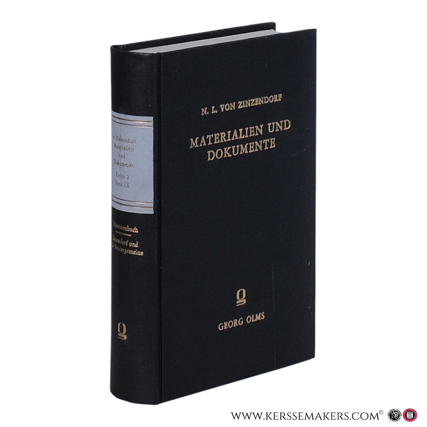 Schrautenbach, Ludwig Carl Frhr. von / Weitolshausen, Ludwig Karl von / Kölbing, Friedrich Wilhelm / Beyreuther, Erich / Meyer, Matthias / Meyer, Gerhard - Der Graf von Zinzendorf und die Brüdergemeine seiner Zeit. Reprint der Ausgabe Gnadau und Leipzig 1851. Hrsg. von Friedrich Wilhelm Kölbing. Mit einer Einleitung von Gerhard Meyer. Hrsg. von Erich Beyreuther und Matthias Meyer.
