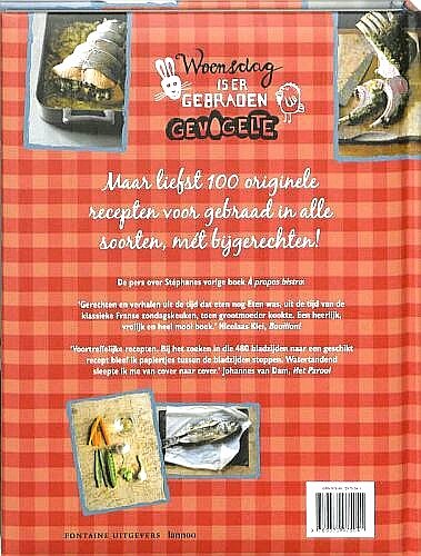 Reynaud , Stéphane . [ isbn 9789072975041 ] 1016 - Gebraad . ( Elke dag een stukje vlees  of vis, of gevogelte...)  Na het succes van A propos bistro trakteert Stéphane Reynaud ons nu op gebraad! In Gebraad heeft Stéphane maar liefst 80 originele recepten opgenomen voor gebraad in alle soorten. -
