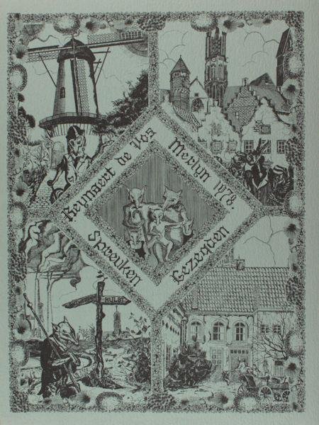 Berg, F. van den. - Reynaert de Vos. Spreuken en gezegden.