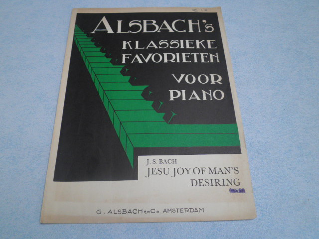 Bach, J.S. - Alsbachs Klassieke Favorieten voor piano  Jesu joy of man' s desiring
