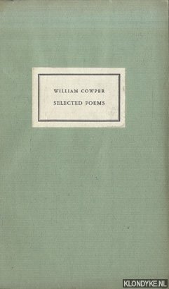 Cowper, William - Selected Poems