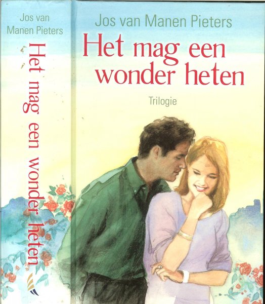 Manen Pieters, J. van .. Omslagillustratie Reint de Jonge - Het mag een wonder heten - De troostvogel - Een woestijn heeft zijn bron - Langs groene oevers van hoop .. Trilogie