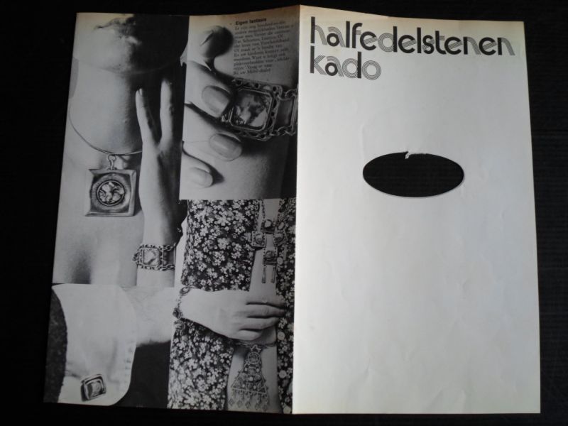 Folder - Halfedelstenen kado, Fa van Buitenen, Schiedam
