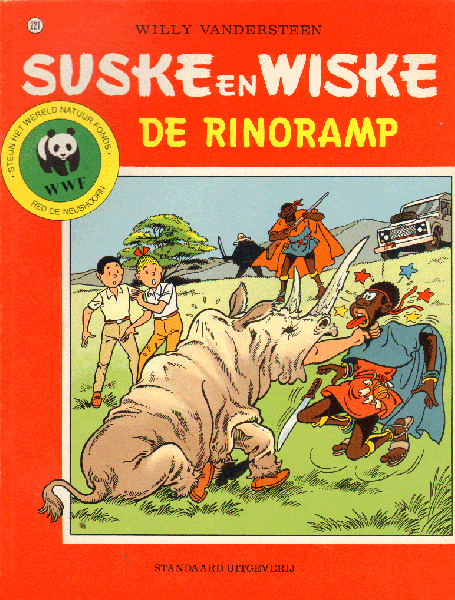 Vandersteen, Willy - Suske en Wiske nr. 221, De Rinoramp, softcover, goede staat Vandersteen, Willy - Suske en Wiske nr. 221, De Rinoramp, softcover, goede staat