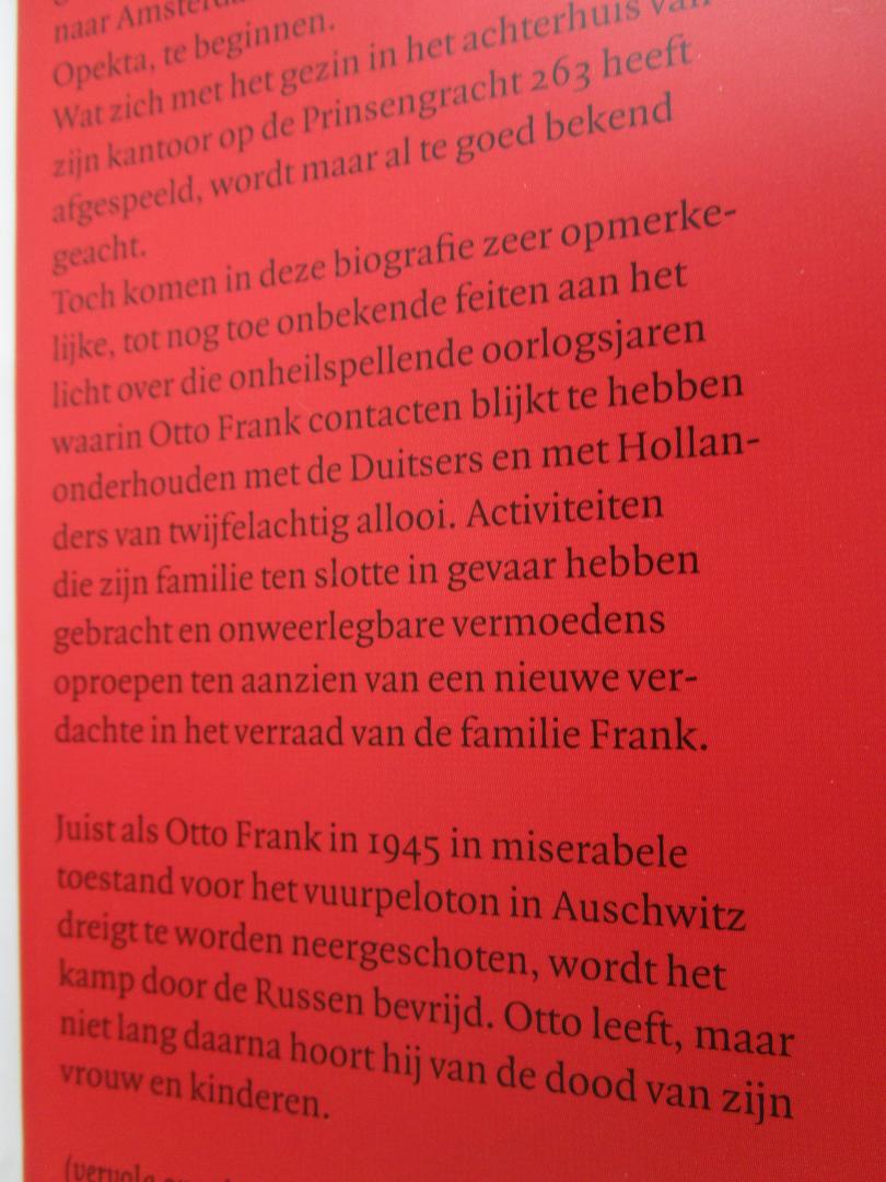 Lee, Carol Ann - Het verborgen leven van Otto Frank   - de biografie -