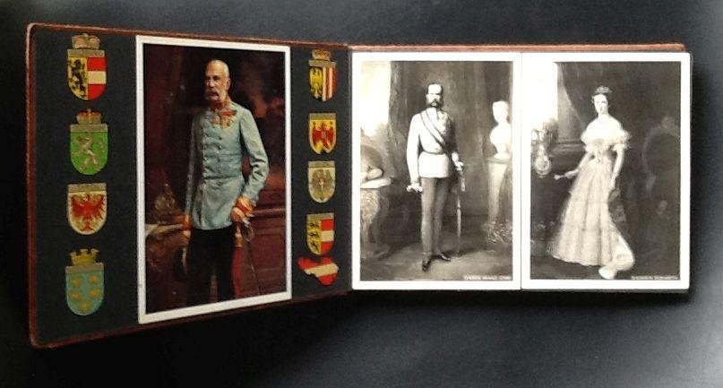 anoniem - leren fotoalbum reis Wenen en omgeving ( Wien)