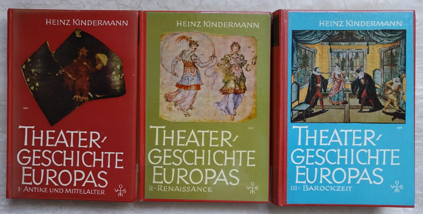 Kindermann, Heinz - Theatergeschichte Europas. 10 Bände komplett I - X