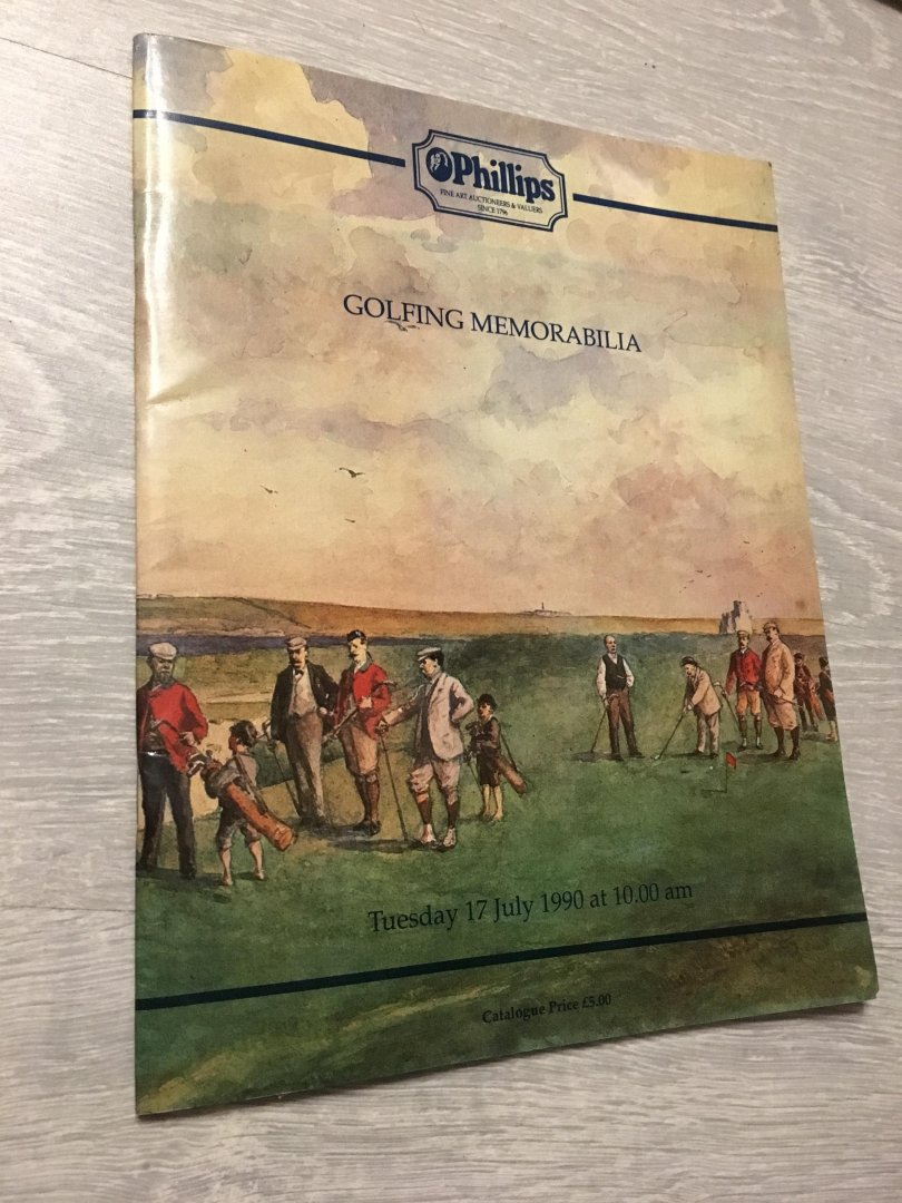 Phillips - Golfing Memorabilia catalogus