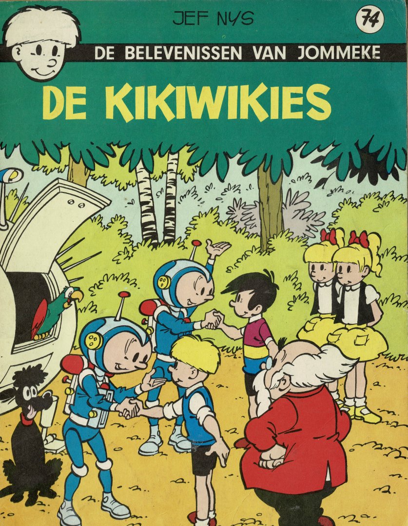 Nijs,Jef - Jommeke 74 de kikiwikies 1e druk