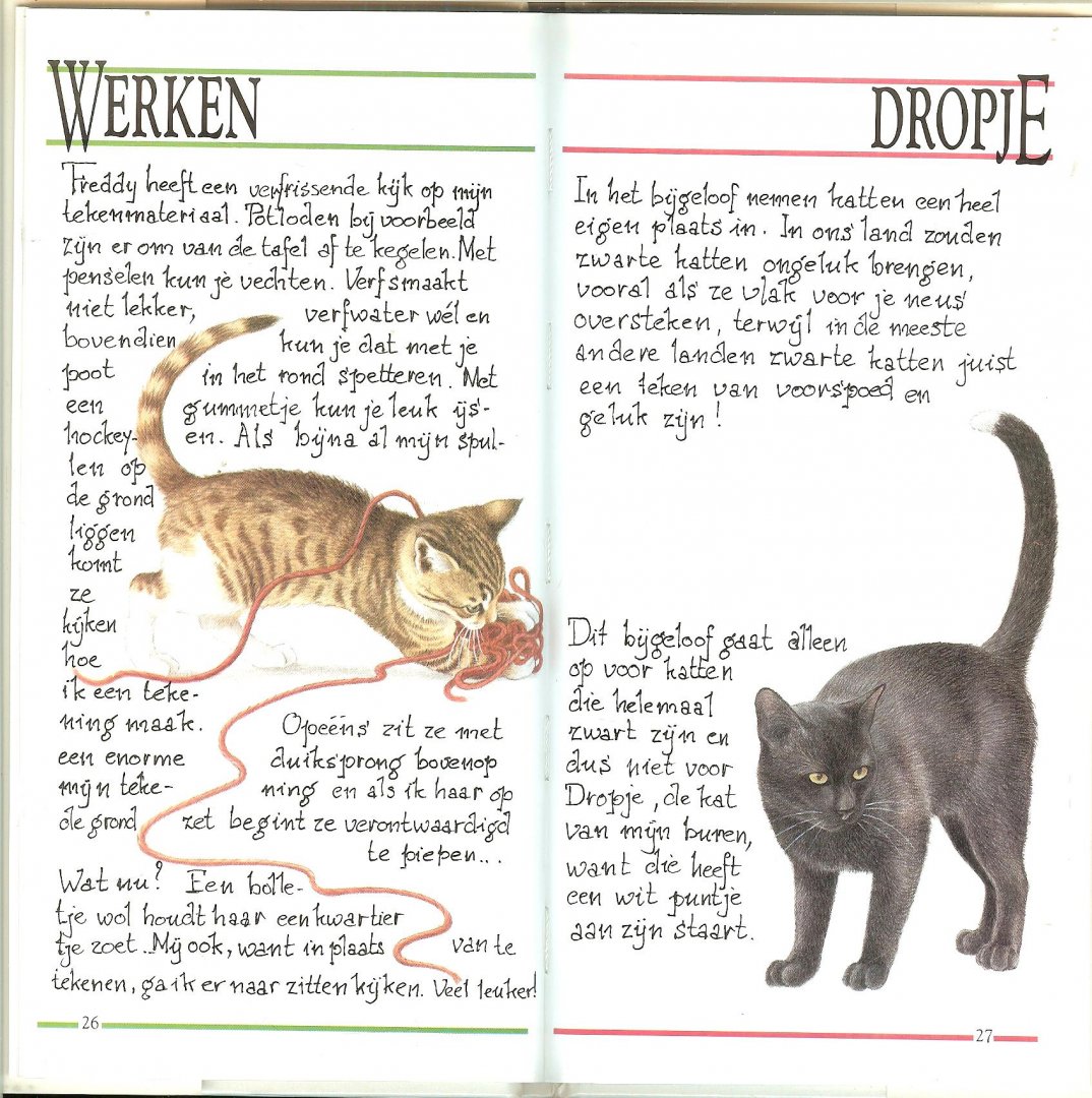 Westering, Francien. van  .. En het lapje van Freddy Met leuke Illustraties - Franciens katten  ..   Een bundeling van de mooiste columns uit Margriet..
