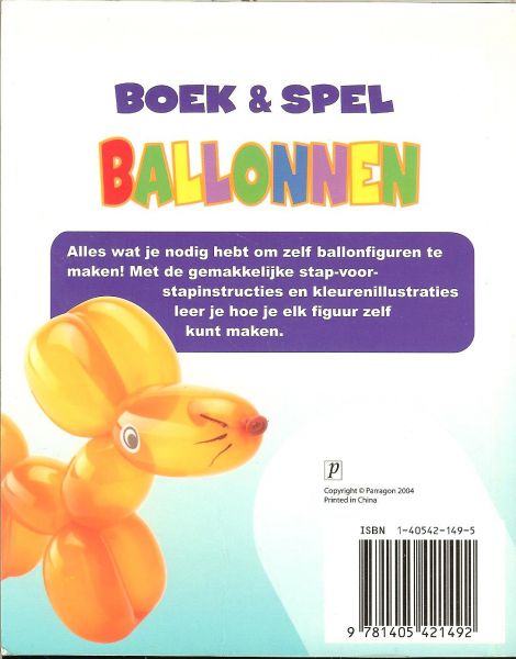 Tremaine Jon - Ballonnen boek & Spel