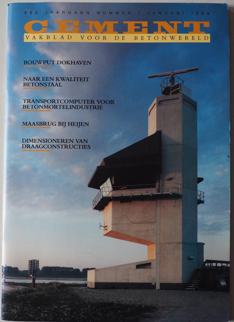 Vlugt B W van der e.a. - Cement Vakblad voor de betonwereld 38e jaargang nummer 1 januari 1986