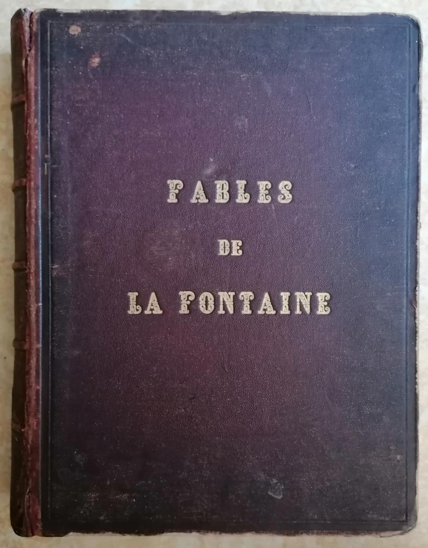 Fontaine, Jean de la (tekst); Gustave Doré (gravures); [Eugène] Géruzez (editie, inleiding over Jean de la Fontaine) - Les Fables
