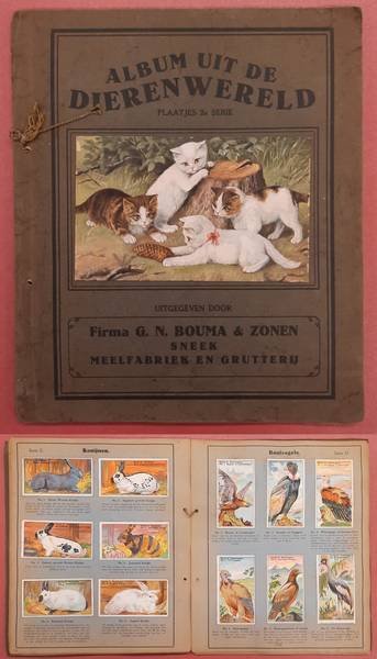ALBUM UIT DE DIERENWERELD. - Album uit de dierenwereld. Plaatjes 2e serie.